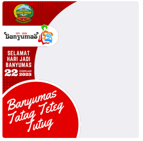 6 Twibbon Hari Jadi Banyumas 2023 yang ke-452 Tahun