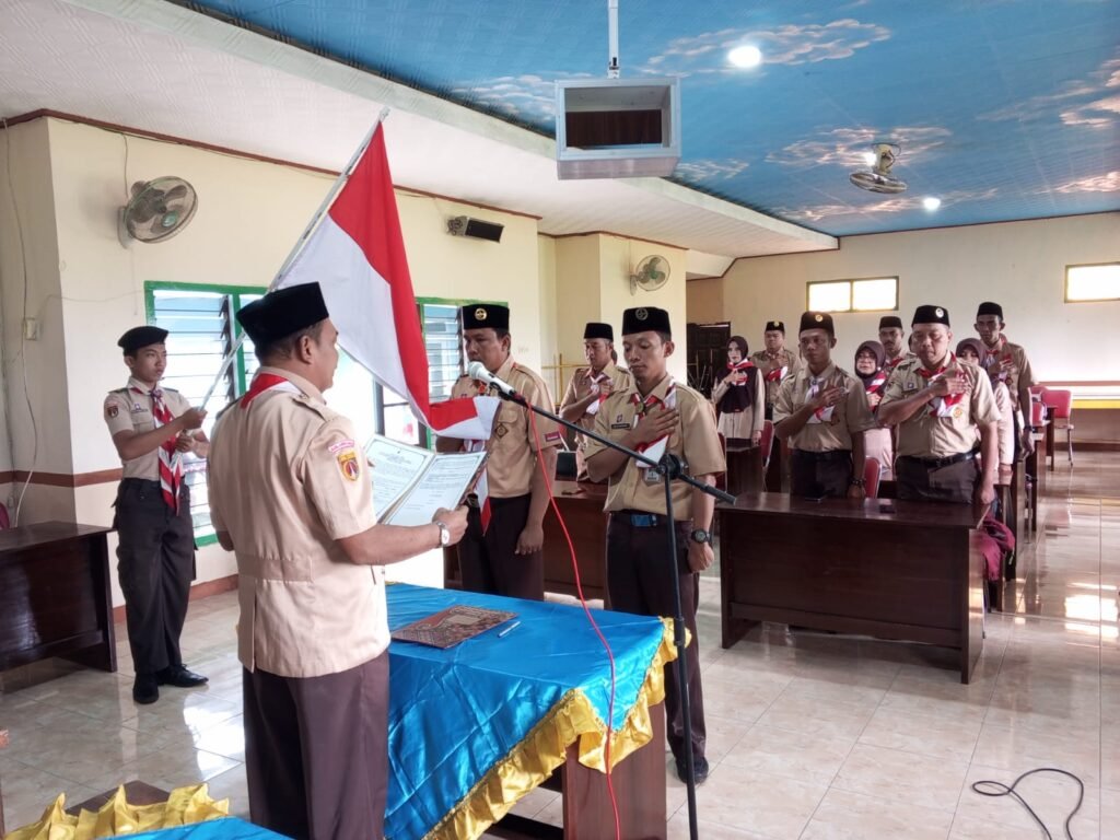 Kwarran Rakit Lantik Tim Pelaksana Pengembang Pramuka Garuda dan Gugus Depan Mantap