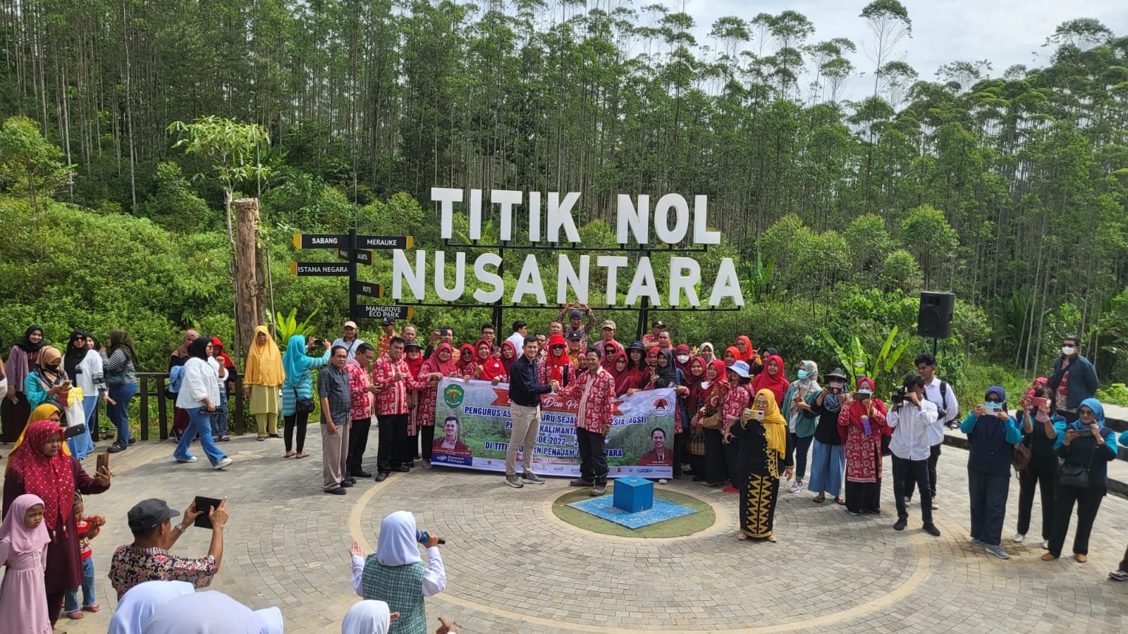 AGSI Kaltim Dilantik di Titik 0 IKN