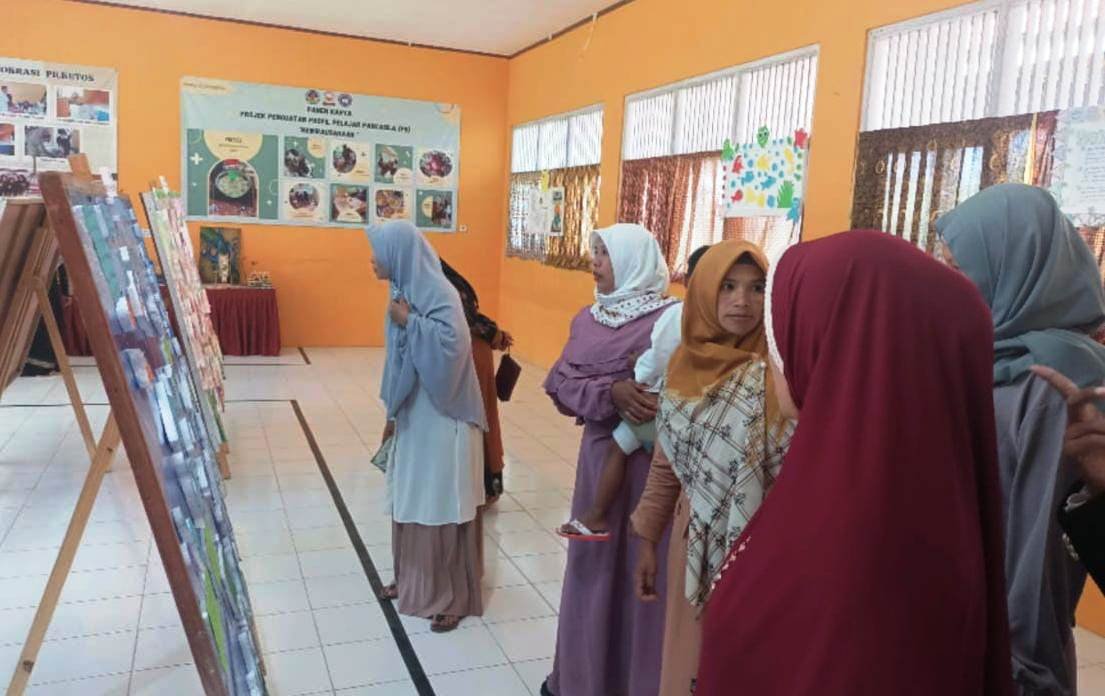 Ada Olahan Salak di pameran P5 SMPN 2 Wanayasa