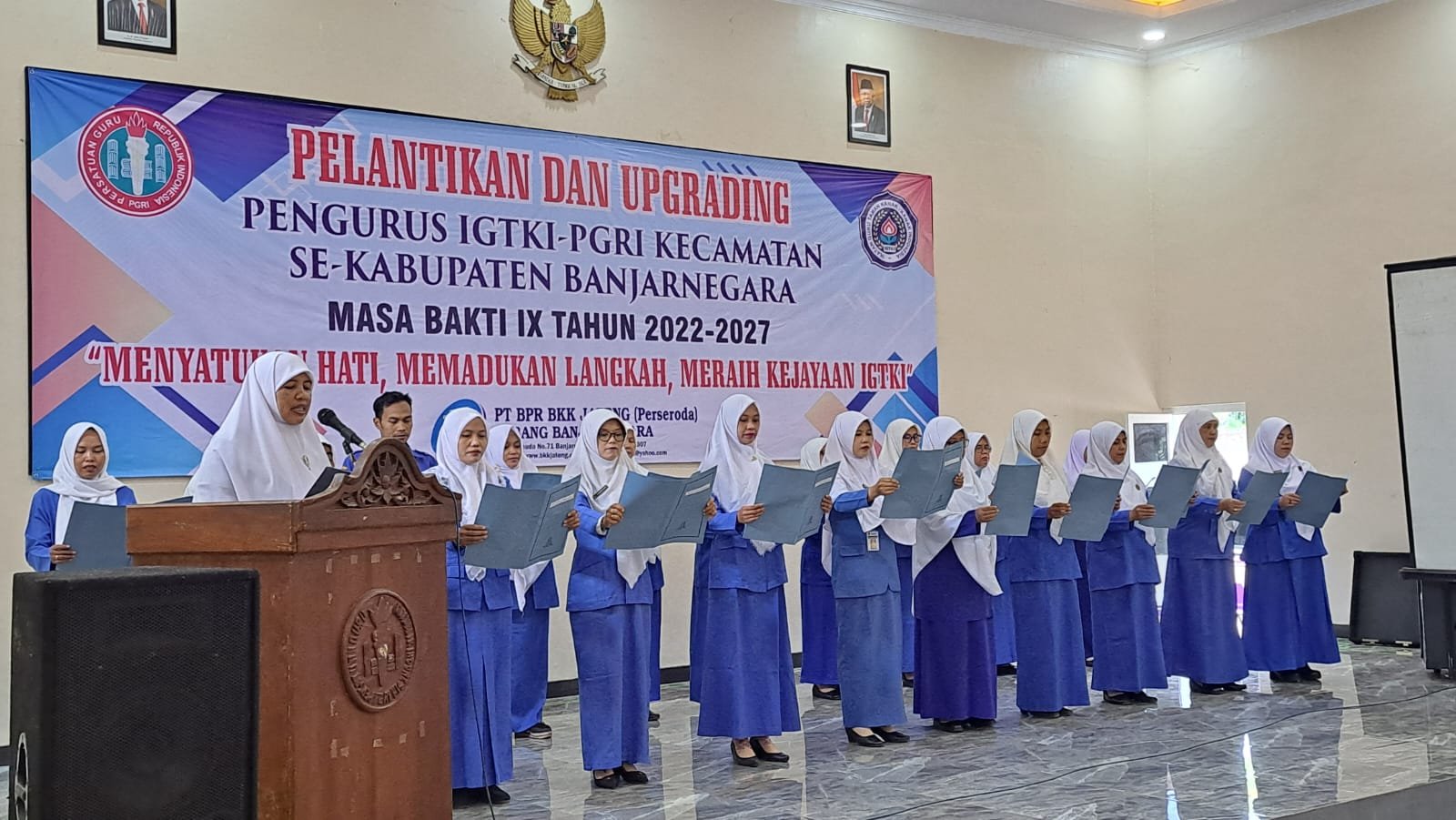 Pengurus IGTKI-PGRI Kecamatan se-Kabupaten Banjarnegara Dilantik
