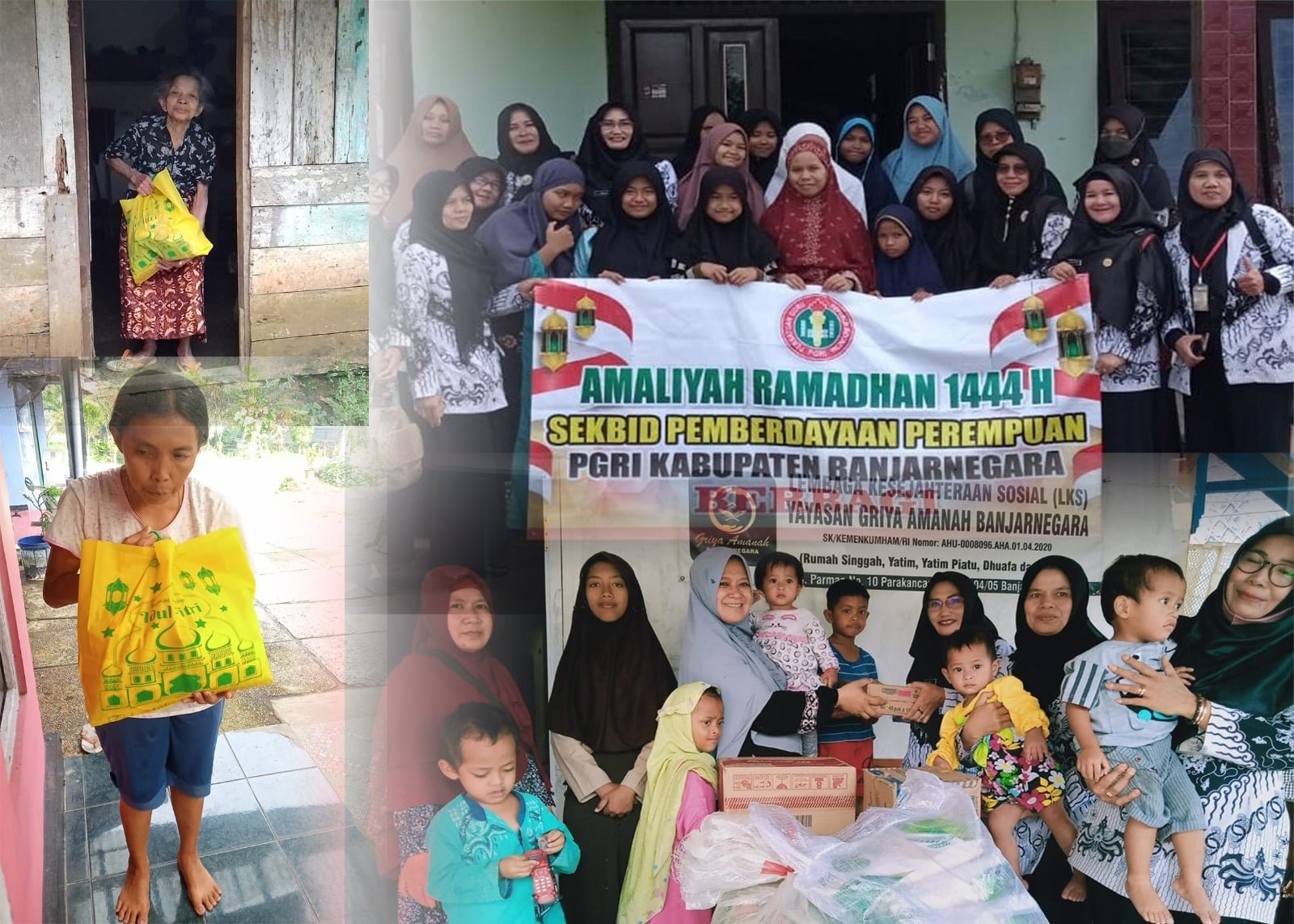 Perempuan PGRI Banjarnegara Kunjungi Anak Yatim Piatu