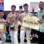 KEREN. Trio Muhammad, Siswa SMAN 1 Rembang Purbalingga, Juara 2 Nasional LCC AML PPATK