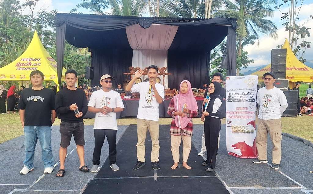 Edukasi Pemilu di Tengah Kemeriahan Road to Ebeg Fest 2 Banjarnegara