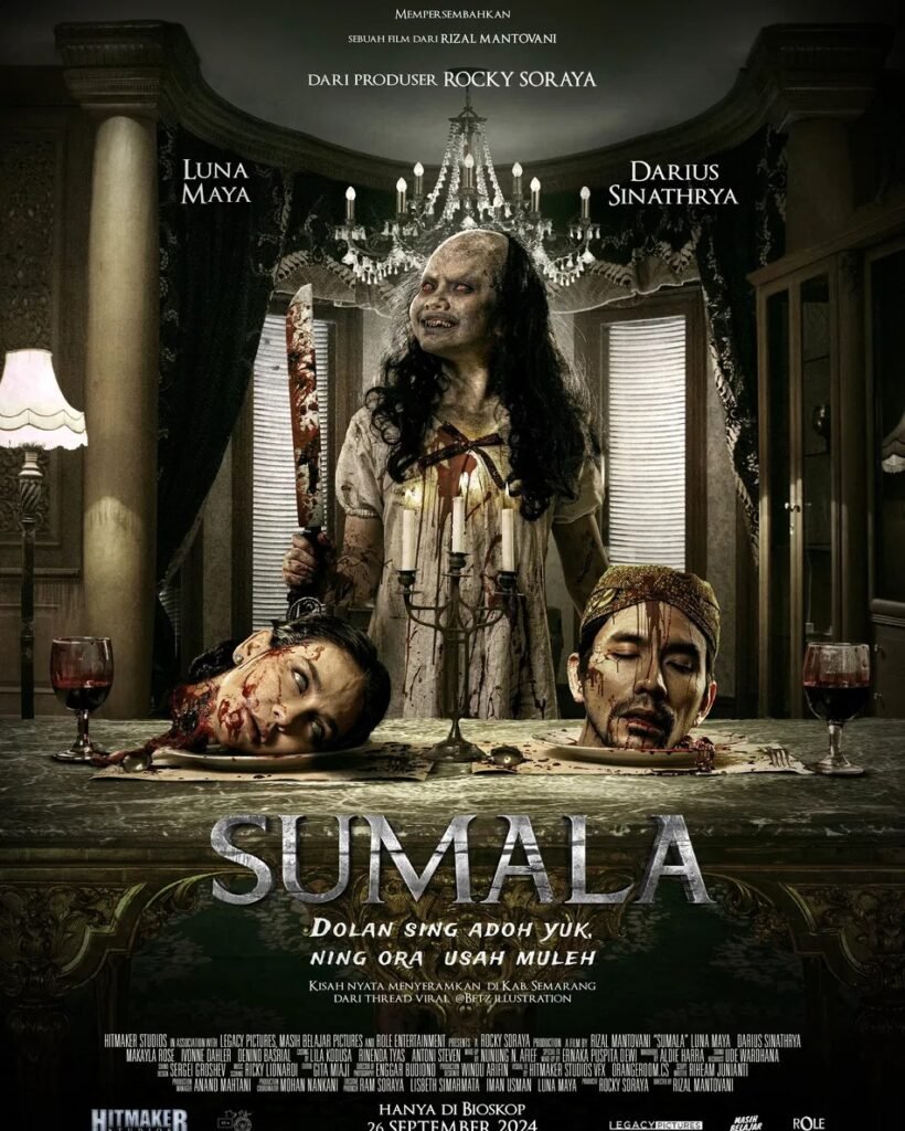 Jadwal Bioskop Hari ini Selasa 8 Oktober: Sumala, Horor Penuh Teror Siap Hantui Layar Lebar Surya Yudha Cinema