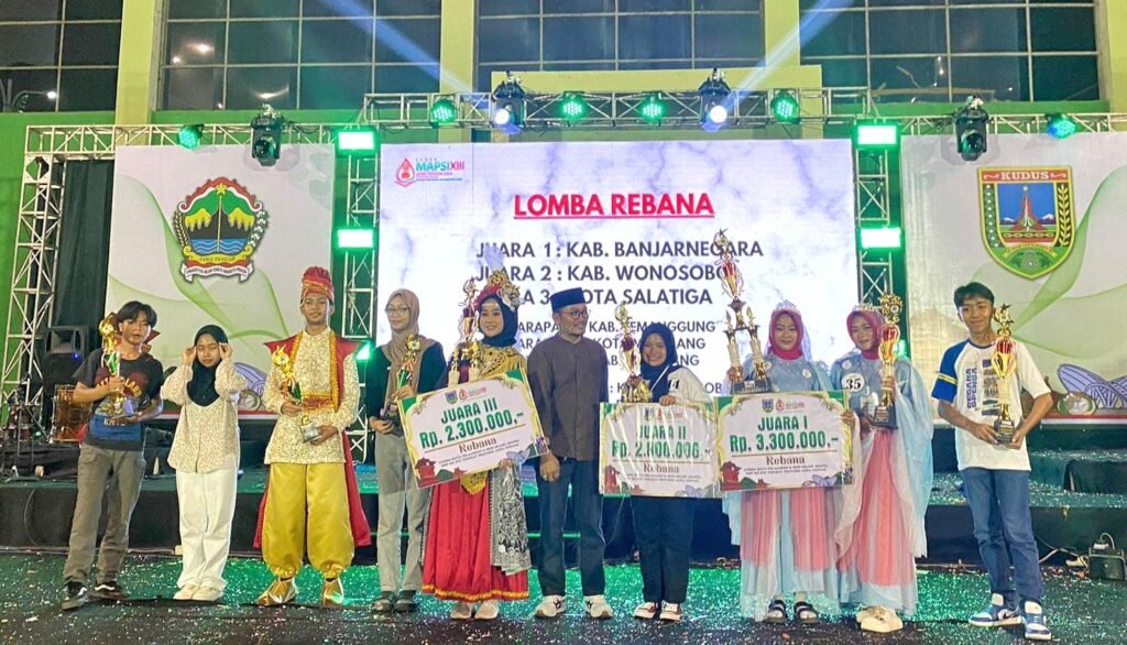 Hadiah Manis Milad ke-119 SI, SMP Cokroaminoto Wanadadi Raih Juara Rebana MAPSI Tingkat Provinsi