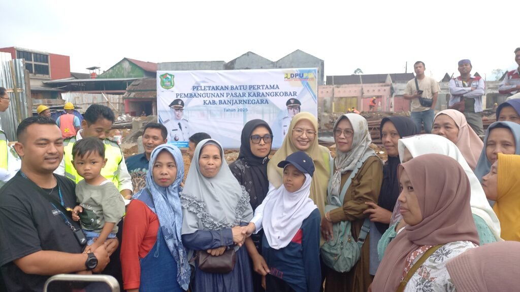 Pasar Karangkobar Bangkit! Setahun Setelah Terbakar, Pembangunan Resmi Dimulai