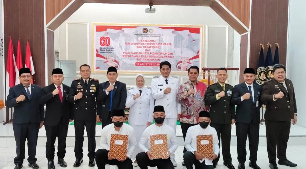 napi HUT RI ke-80, Warga Binaan Lapas Banjarnegara Dapat Remisi, Tiga Langsung Pulang